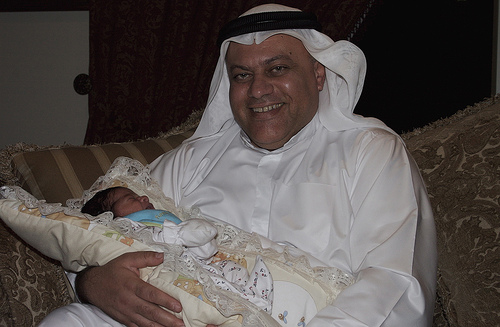Nasser Jr.'s first visit to our home