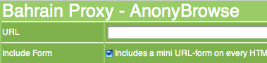 Bahrain proxy