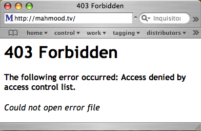 Mahmood's Den blocked by Bahraini authorities