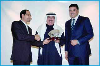 Mansour bin Rajab with Municipal officials