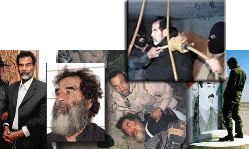 Saddam Montage, Hanged