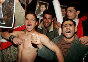 fervent support for el presendente Assad fervent support for el presendente Assad