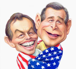 Bush and Blair Bush and Blair