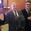Mahmood Al-Yousif receiving the Outstanding Contribution to New Media award from the Council for Press and Broadcasting in London, UK. Picture courtesy of Alwasat Newspaper