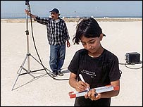 Hana grew up around film sets. Photo: Makhmalbaf Film House