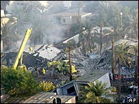 Riyadh terrorist attack on a compound at midnight on Nov 8th, 2003