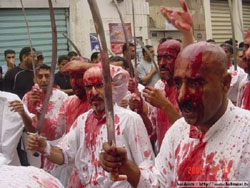 Ashoora in Bahrain - the Haidar procession