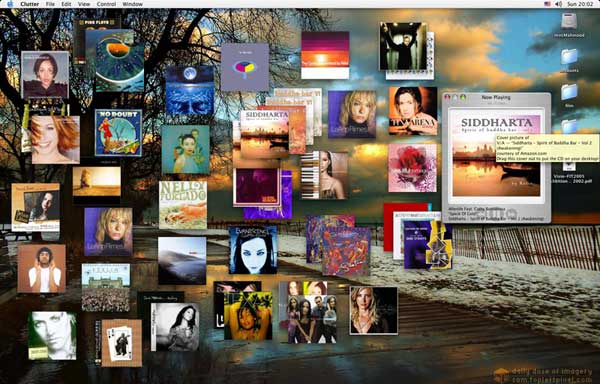 Clutter on my desktop