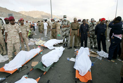 More than 500 people have died in this year's Hajj (pilgrimage) in Makkah in 2006