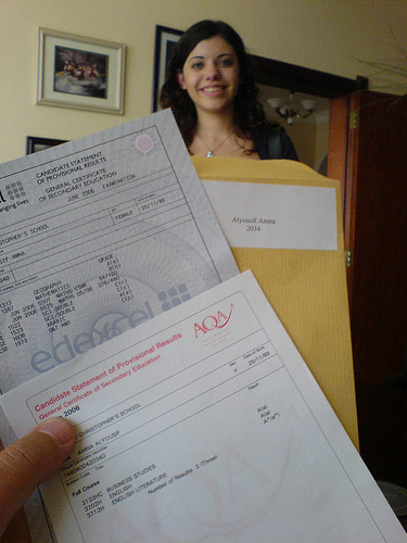 My daughter Amna received her GSCE results today and she did brilliantly!