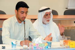 Sayid Alawi Sayid Hassan at the Truth and Reconciliation workshop at Waad