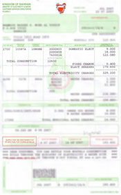 Miscalculated electricity bill