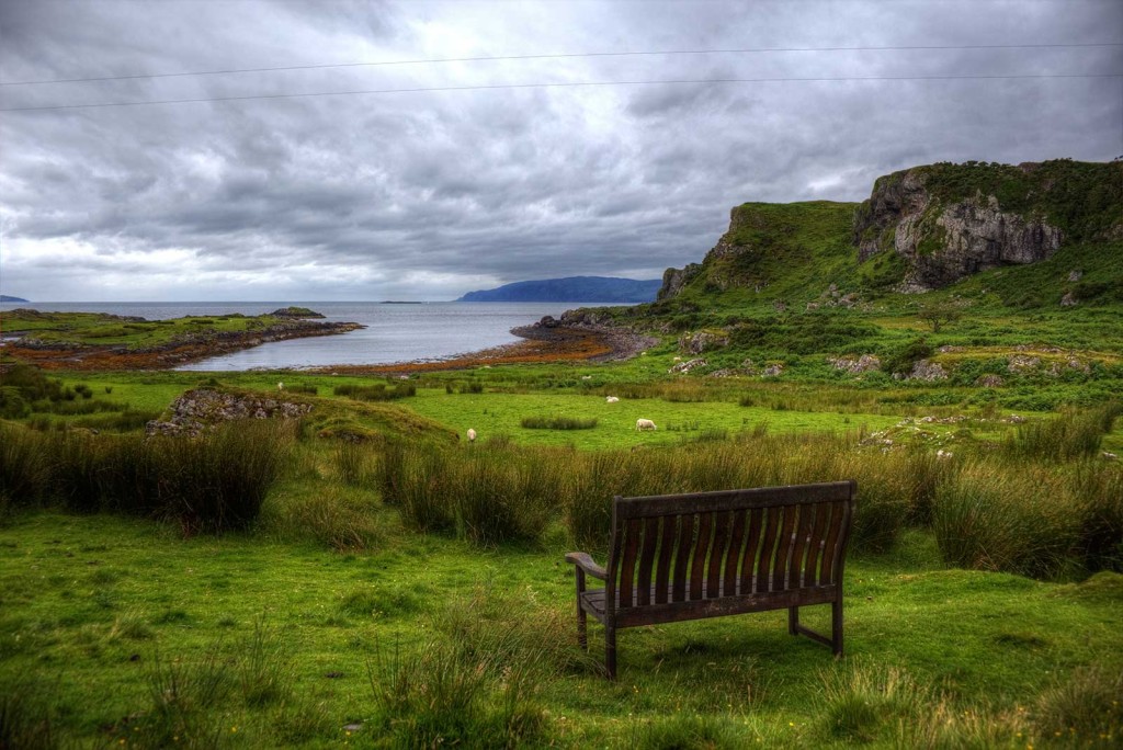 Memorial Bench, Kerrera Island, Scotland